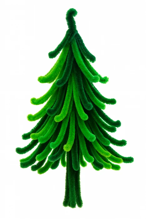 Dallprint Dekor. vielutės ŽALIŲ atspalvų 30cm 200vnt