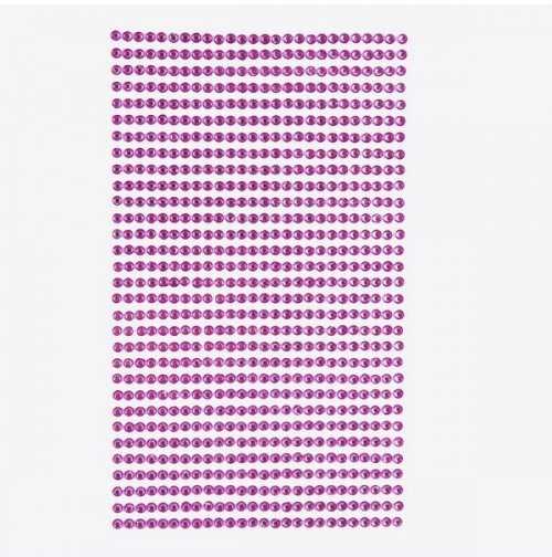 Dallprint Dekor.lipnūs kristalai 3mm 806vnt. Rožinis