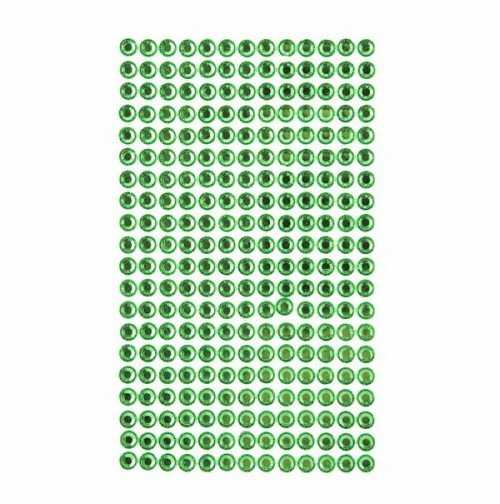 Dallprint Dekor.lipnūs kristalai 6mm 260vnt Žalias