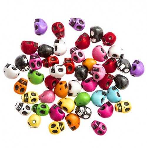 Dallprint Karoliukai SKULLS 48vnt