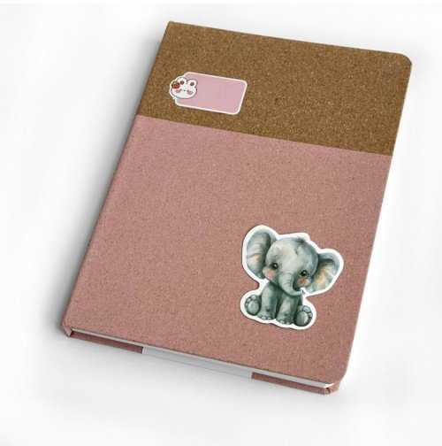 Dallprint Lipdukai ritinėlyje MIELI GYVŪNAI 4.5x2.5cm 100vnt
