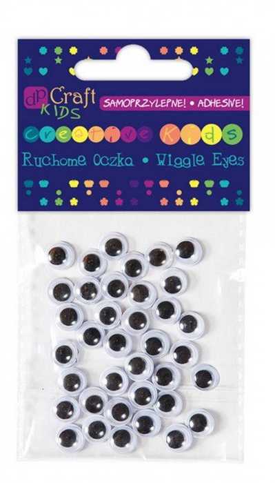 Dallprint Lipnios judančios akys, 8mm, 36vnt.
