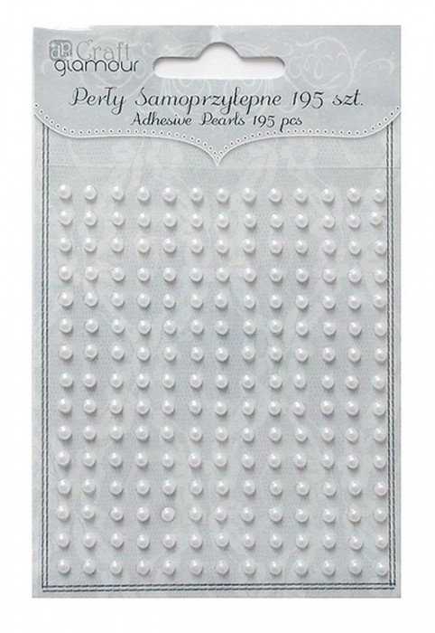 Dallprint Lipnūs perlai 3mm 195vnt.balta