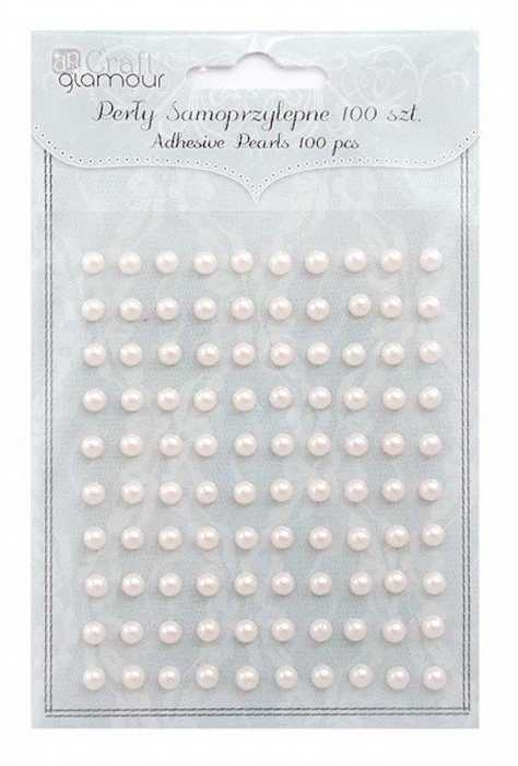 Dallprint Lipnūs perlai 5mm 100vnt.CREAM