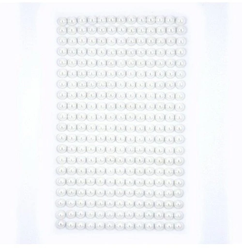 Dallprint Lipnūs perlai 6mm 260vnt OFF Baltas