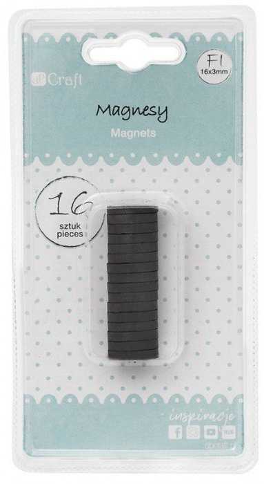 Dallprint Magnetukai 16x3mm 16vnt