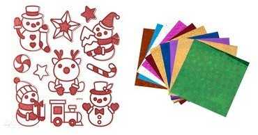 Dallprint Rinkinys lipdukų gamybai SNOWMEN