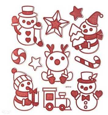 Dallprint Rinkinys lipdukų gamybai SNOWMEN