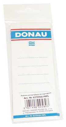 Donau Etiketės segtuvams (20vnt,plati)*