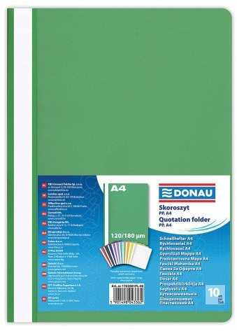 Donau Segtuvėlis A4 PP žalias