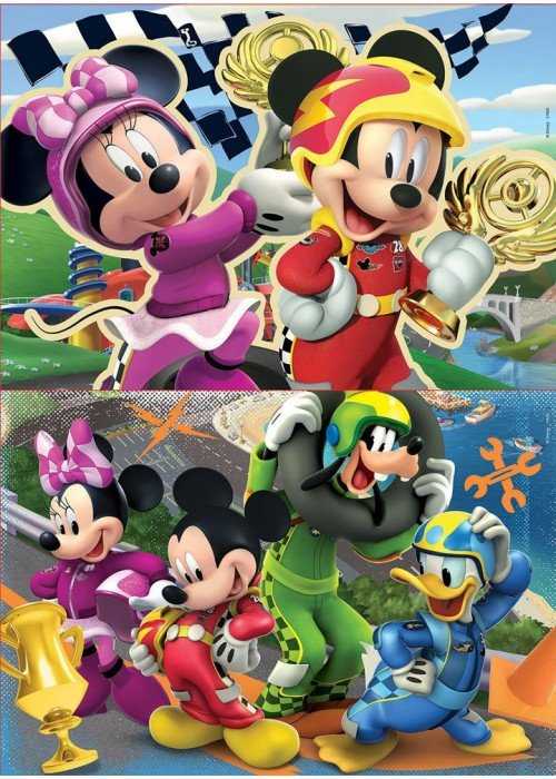 G3 Educa 2 dėlionės (puzzle) 2x16 MICKEY SUPER PILOTAS