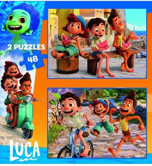 Educa 2 dėlionės (puzzle) 2x48 LUCA DISNEY PIXAR 4-6metų