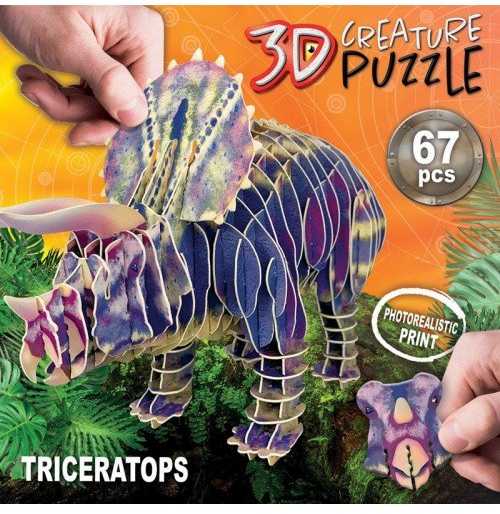 Educa Dėlionė 3D TRICERTOPAS 6-99 metų
