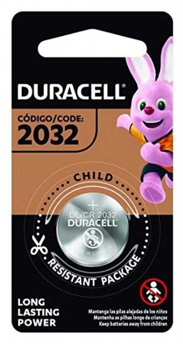 Elementas Duracell Lithium, CR2032 (DL2032), 1 vnt.