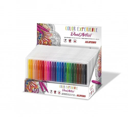 Flomasteriai ALPINO Color experience double 24sp