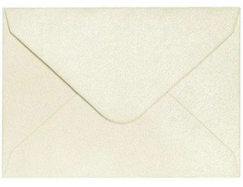 Galeria Papieru Dekoratyviniai vokai 70x100mm Pearl cream , 150g/m2, 10 vnt/pak