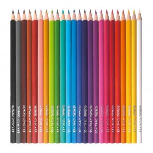Herlitz Pieštukai spalvoti trikampai 24sp