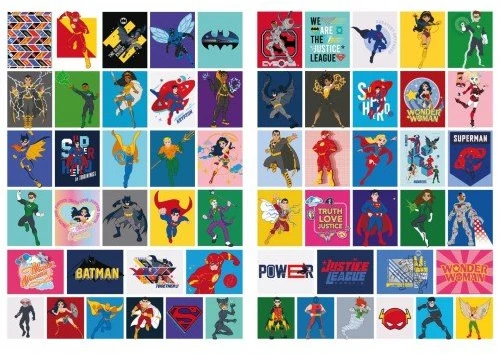 Ideyka Knygutė spalvinimui su lipdukais TIKRI DRAUGAI: kartu esame galingi Warner Bros