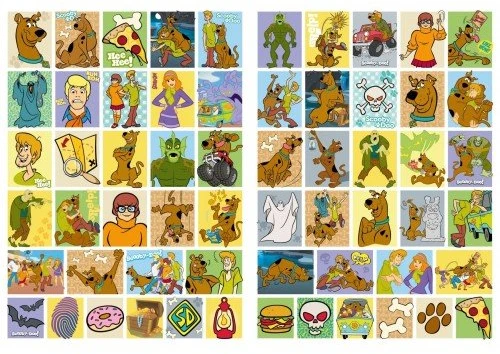 Ideyka Knygutė spalvinimui su lipdukais SCOOBY- DOO Warner Bros
