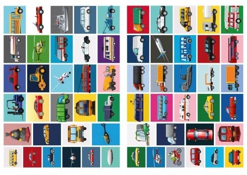 Ideyka Knygutė spalvinimui su lipdukais MIESTO TRANSPORTAS