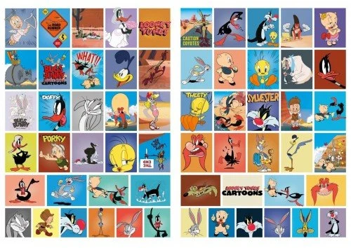 Ideyka Knygutė spalvinimui su lipdukais LOONEY TUNES: Juokingas zuikis Warner Bros