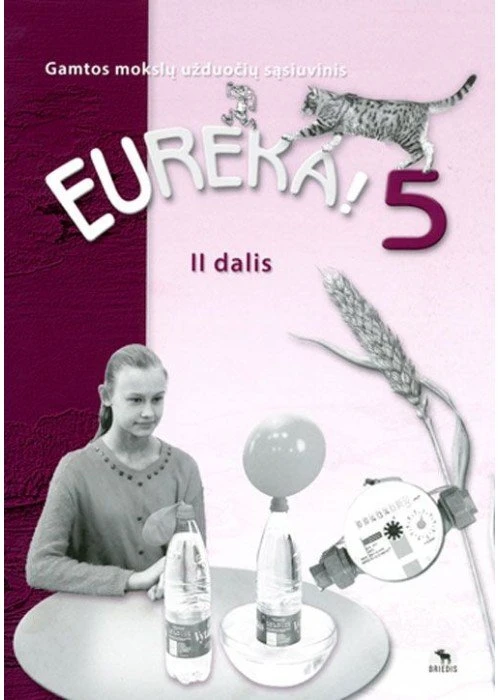 KNYGA Briedis Eureka 5! Užduočių sąsiuvinis 5 klasei, 2 dalis