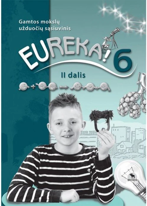 KNYGA Briedis Eureka 6! Užduočių sąsiuvinis 6 klasei, 2 dalis