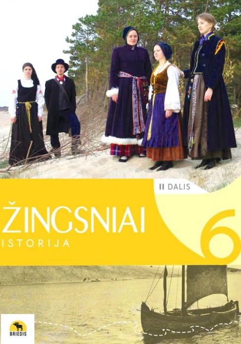 KNYGA Briedis Žingsniai. Istorijos vadovėlis 6 kl., II d.