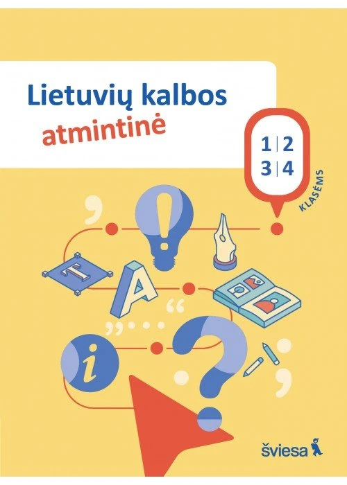 KNYGA Šviesa Lietuvių kalbos atmintinė 1–4 klasėms