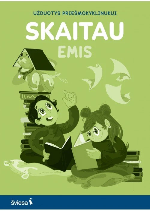 KNYGA Šviesa SKAITAU. Užduotys priešmokyklinukui. Serija EMIS