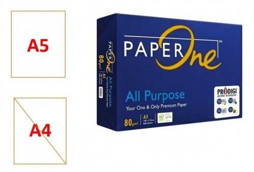 Kopijavimo popierius PaperOne, A5, 500 lapų