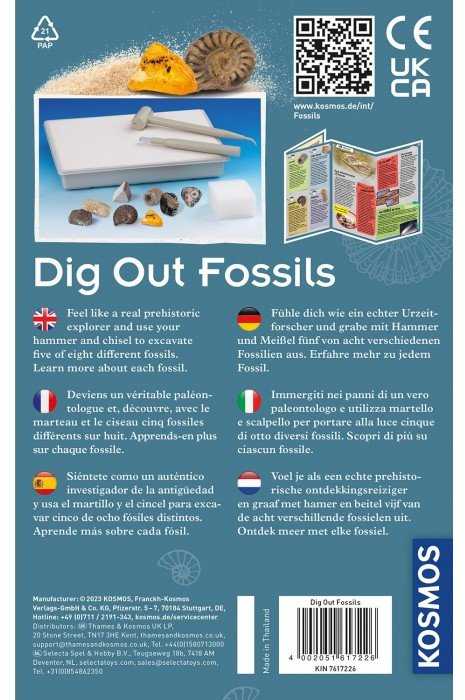 Kosmos Lavinamasis rinkinys DIG OUT FOSSILS 7-11
