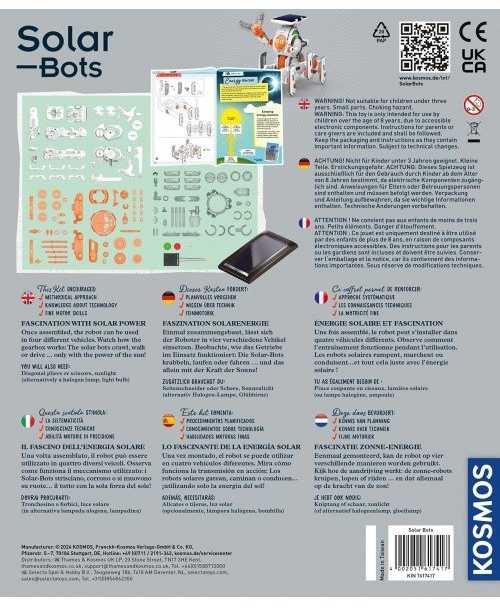 Piatnik Kosmos Lavinamasis rinkinys SOLAR BOTS 8-12