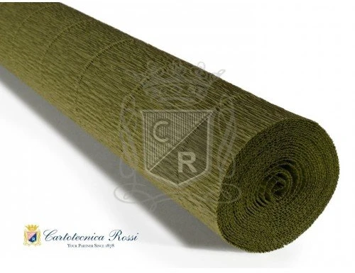 Cartotecnica Rossi Krepinis popierius 180g.Nr.17A8 Olive Žalias by Tiffanie Turner