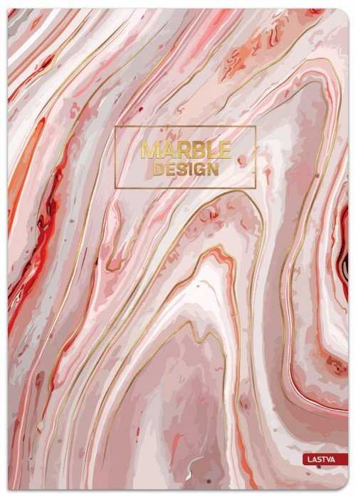 Lastva Knyga A4 96lap 70g lang MARBLE