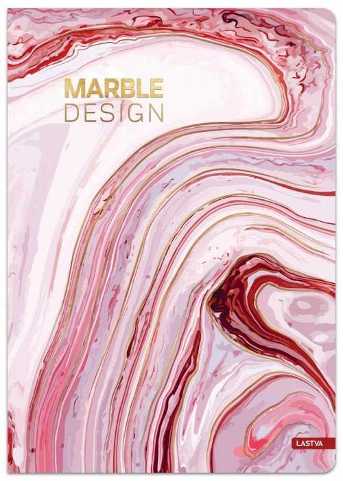 Lastva Knyga A5 96lap 70g lang MARBLE