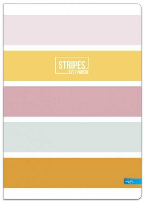 Lastva Knyga A5 96lap 70g linija STRIPES