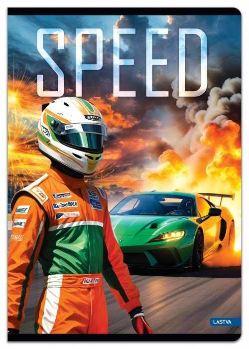 Lastva Sąsiuvinis A4 52lap 80g linija SPEED