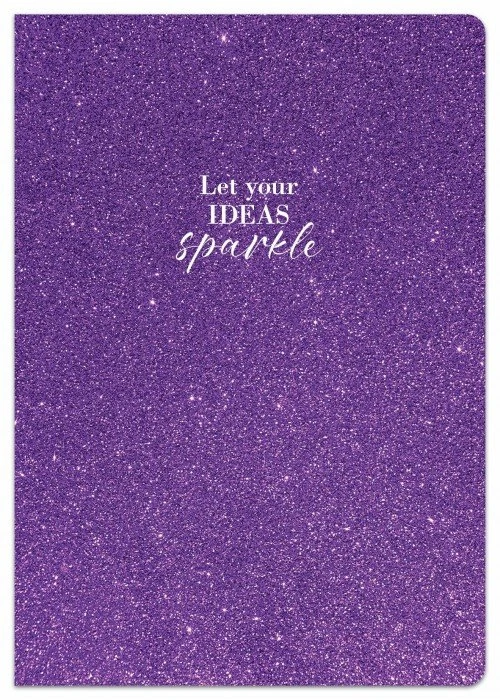 Lastva Sąsiuvinis A4 52lap. 80g SPARKLE lang.