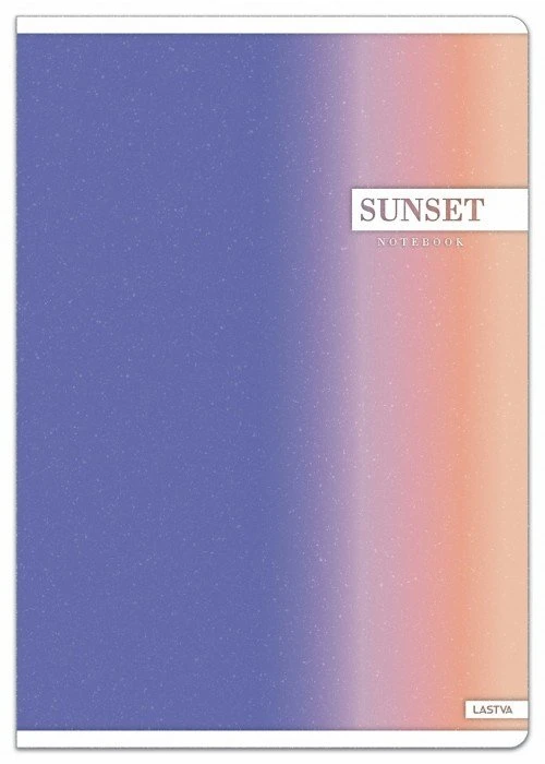 Lastva Sąsiuvinis A4 52lap. 80g SUNSET lang.
