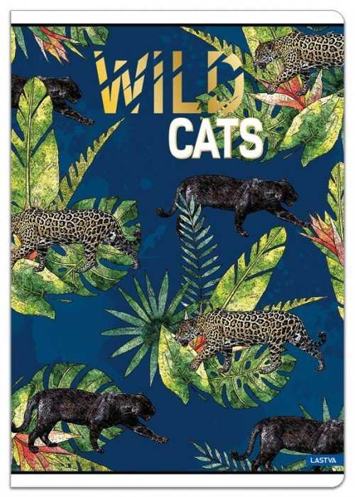 Lastva Sąsiuvinis A5 52lap 80g lang WILD CATS