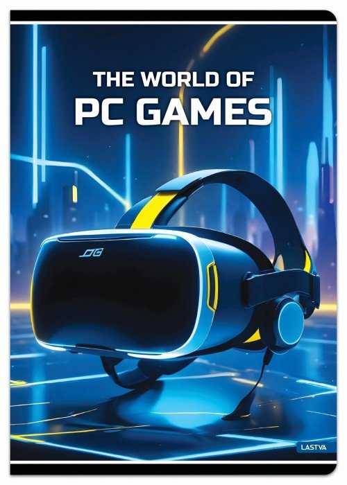 Lastva Sąsiuvinis A5 52lap 80g linija PC GAMES
