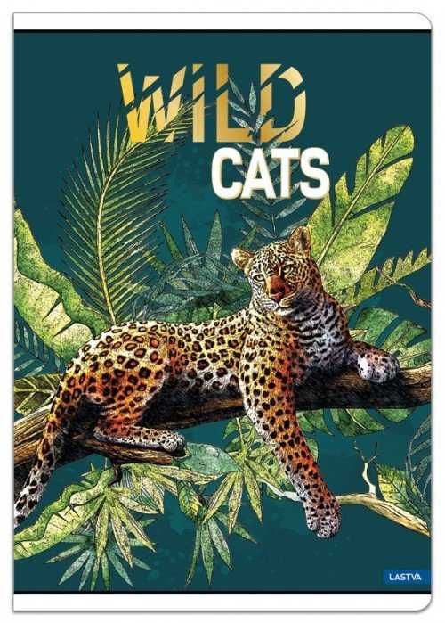 Lastva Sąsiuvinis A5 52lap 80g linija WILD CATS