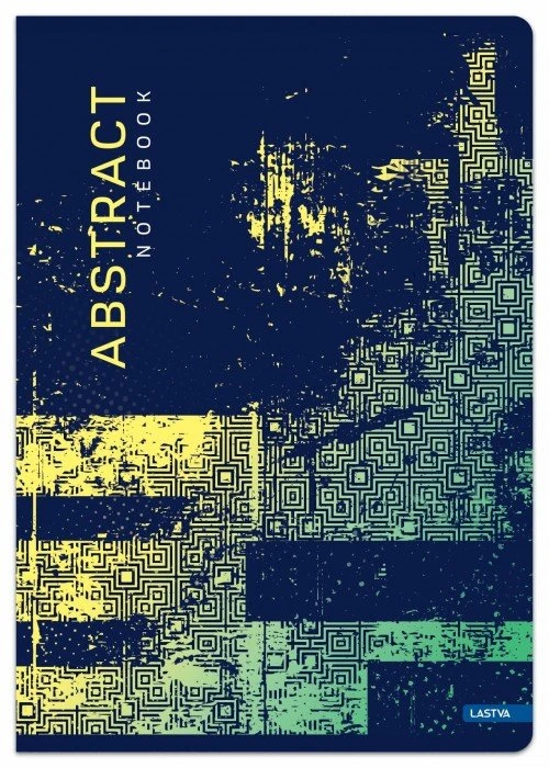 Lastva Sąsiuvinis A5 80lap. 70g ABSTRACT lang.
