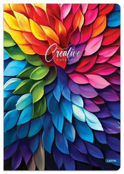 Lastva Sąsiuvinis A5 96lapų 70g langeliais CREATIVE
