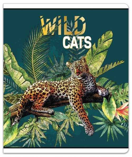Lastva Sąsiuvinis(platus) A5 12lap 80g lang WILD CATS