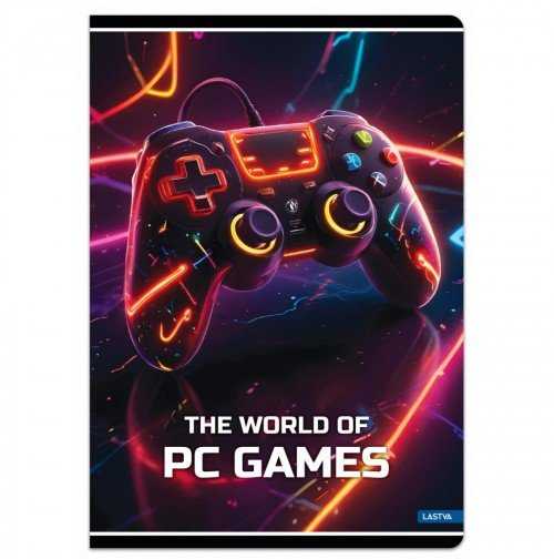 Lastva Sąsiuvinis(platus) A5 32lap 80g lang PC GAMES