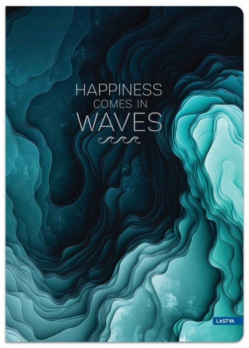 Lastva Sąsiuvinis(platus) A5 48lap. 80g WAVES lang.