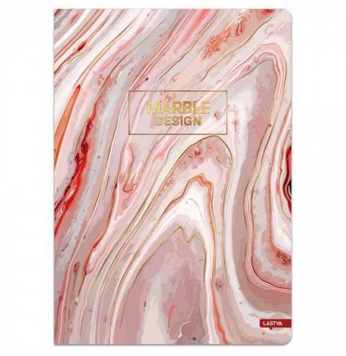 Lastva Sąsiuvinis(platus) A5 60lap 80g lang MARBLE