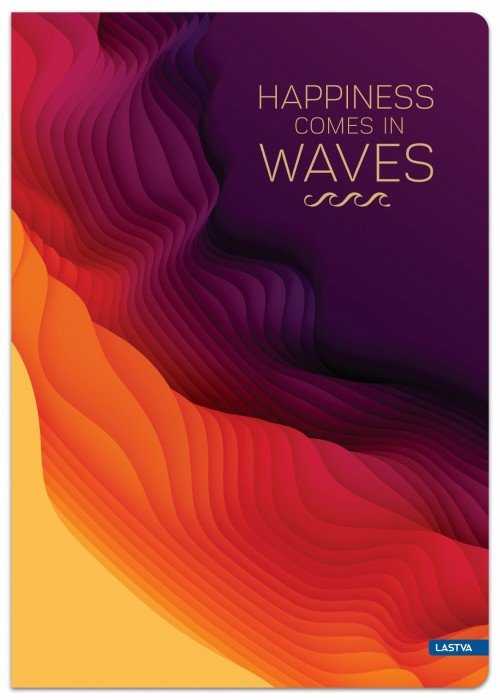 Lastva Sąsiuvinis(platus) A5 60lap 80g lin WAVES